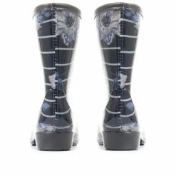 Pavers Floral Print Wellie Ankle Boot - FEI30008 / 316 230