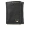 Pavers Accessories Black Leather Tri-Fold Wallet - THA34009 / 321 280 / 321 280