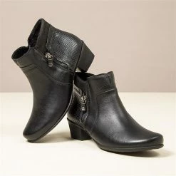 Fly Flot Ankle Boot With Stack Heel - RDSOF26000 / 311 121 Wide Fit