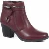 Pavers Leather Heeled Ankle Boot - VED34001 / 320 366 Boots