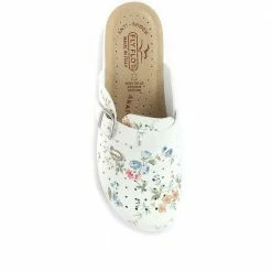Fly Flot Wide Fit Floral Print Clog - FLY29028 / 313 800 Shoes