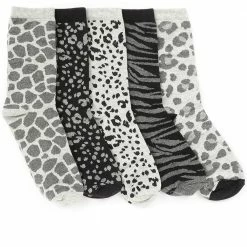 Pavers Women's Animal Print Cotton Rich Socks - ASENA34003 / 321 769 Accessories