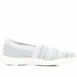 Pavers Lightweight Slip-On Trainers - BRK35015 / 321 413 Wide Fit