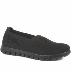 Fly Flot Wide Fit Slip-On Trainers - FLY35013 / 321 247