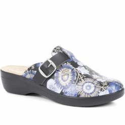 Fly Flot Slip On Floral Clogs - FLY35053 / 321 258 Shoes