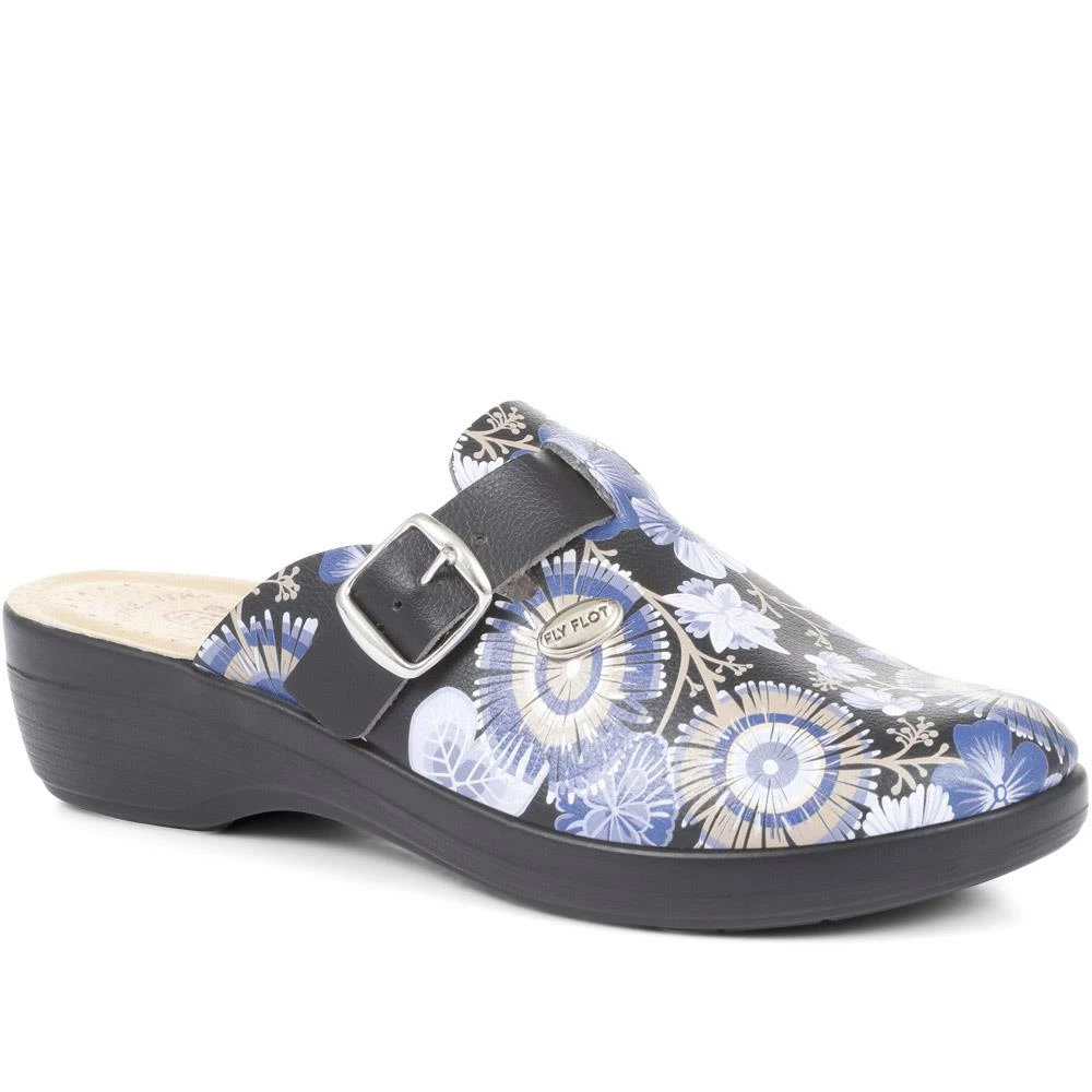 Fly Flot Slip On Floral Clogs - FLY35053 / 321 258 Shoes 1 Fly Flot Slip On Floral Clogs - FLY35053 / 321 258 Shoes