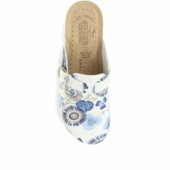 Fly Flot Slip On Floral Clogs - FLY35053 / 321 258 Shoes 35 Fly Flot Slip On Floral Clogs - FLY35053 / 321 258 Shoes