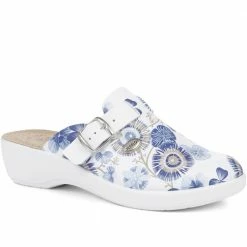 Fly Flot Slip On Floral Clogs - FLY35053 / 321 258 Shoes 41 Fly Flot Slip On Floral Clogs - FLY35053 / 321 258 Shoes