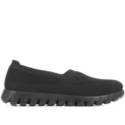 Fly Flot Wide Fit Slip-On Trainers - FLY35013 / 321 247