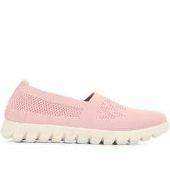 Fly Flot Wide Fit Slip-On Trainers - FLY35013 / 321 247
