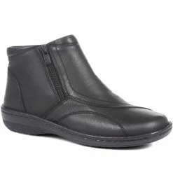Pavers Ladies Zip Leather Ankle Boots - LUCK34005 / 321 855 / 321 855
