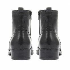 Bellissimo Leather Brogue Ladies Ankle Boots - BELITA32003 / 318 838