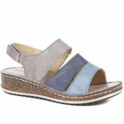 Pavers Ladies Multi Color Slingback Sandals - CAY33013 / 319 892 / 319 892