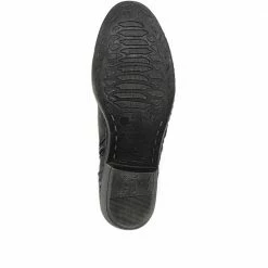 Pavers Women's Smart Casual Black Ankle Boots - WOIL30000 / 316 348 / 316 348 Wide Fit