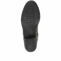 Pavers Women's Smart Casual Black Ankle Boots - WOIL30000 / 316 348 / 316 348 Wide Fit