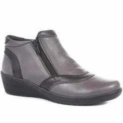 Pavers Two-Tone Leather Ankle Boot - LUCK34003 / 321 843 Boots