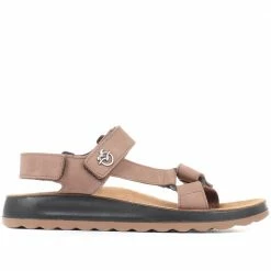 Fly Flot Adjustable Leather Sandals - FLY35057 / 321 230