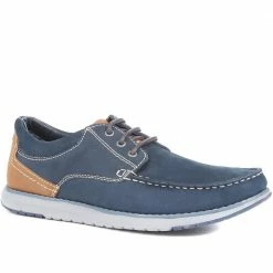Pavers Leather Casual Boat Shoes - SHAFI35001 / 321 522