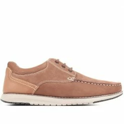 Pavers Leather Casual Boat Shoes - SHAFI35001 / 321 522