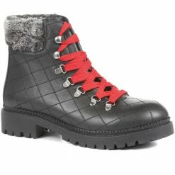 Bellissimo Chunky Leather Hiker Boots - BELAMETI34001 / 321 847