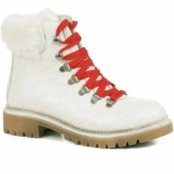 Bellissimo Chunky Leather Hiker Boots - BELAMETI34001 / 321 847