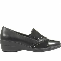 Pavers Low Wedge Slip On Shoes - WOIL35013 / 321 714 14 Pavers Low Wedge Slip On Shoes - WOIL35013 / 321 714