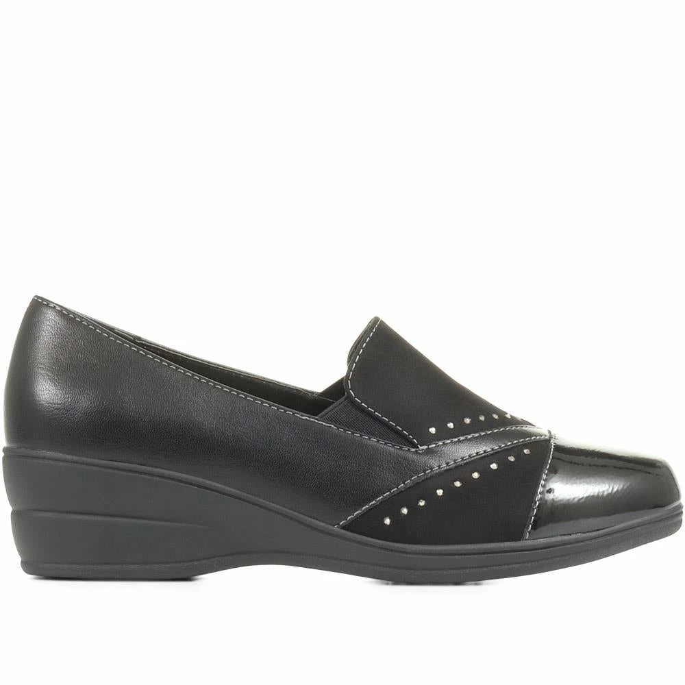Pavers Low Wedge Slip On Shoes - WOIL35013 / 321 714 4 Pavers Low Wedge Slip On Shoes - WOIL35013 / 321 714