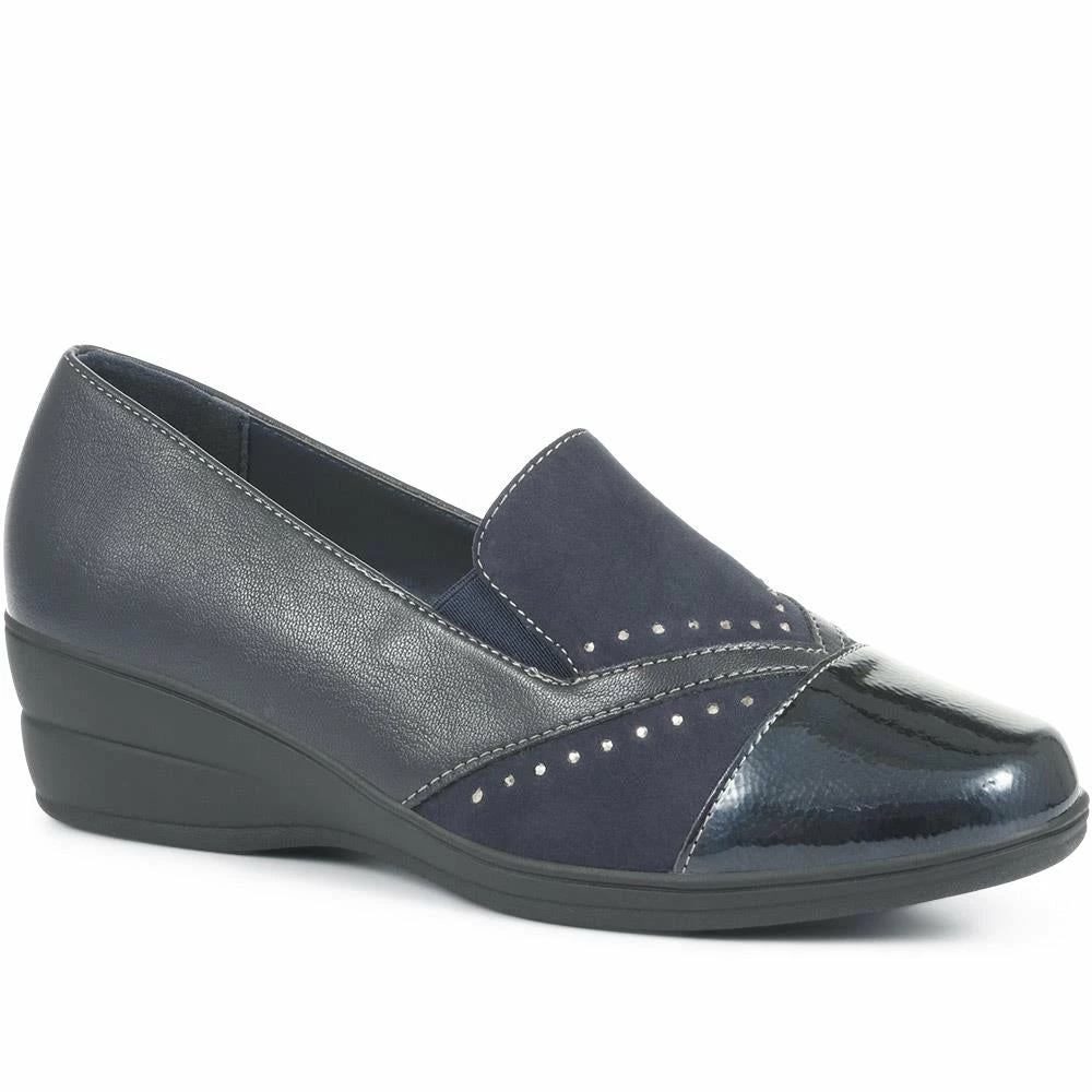 Pavers Low Wedge Slip On Shoes - WOIL35013 / 321 714 3 Pavers Low Wedge Slip On Shoes - WOIL35013 / 321 714