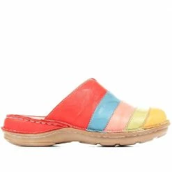 Pavers Leather Slip-On Clogs - CAY35017 / 322 038 Shoes