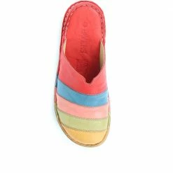Pavers Leather Slip-On Clogs - CAY35017 / 322 038 Shoes
