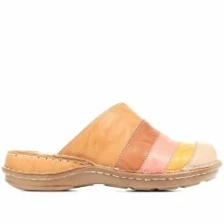 Pavers Leather Slip-On Clogs - CAY35017 / 322 038 Shoes