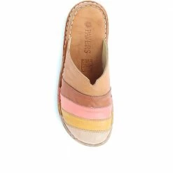 Pavers Leather Slip-On Clogs - CAY35017 / 322 038 Shoes