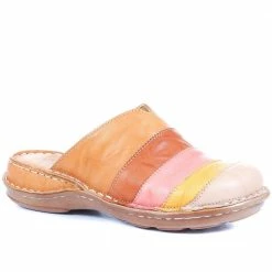 Pavers Leather Slip-On Clogs - CAY35017 / 322 038 Shoes