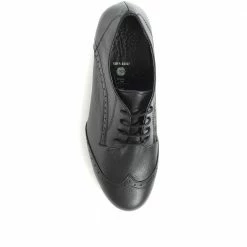 Pavers Comfortable Heeled Brogue Shoes - ESFA34007 / 321 948