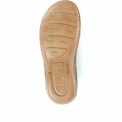 Pavers Leather Slip-On Clogs - CAY35017 / 322 038 Shoes
