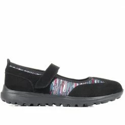 Pavers Wide Fit Adjustable Mary Jane Shoes - BRK32007 / 318 782