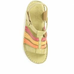 Pavers Leather Sandals - CAY33017 / 320 019